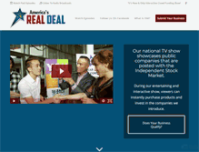 Tablet Screenshot of americasrealdeal.com